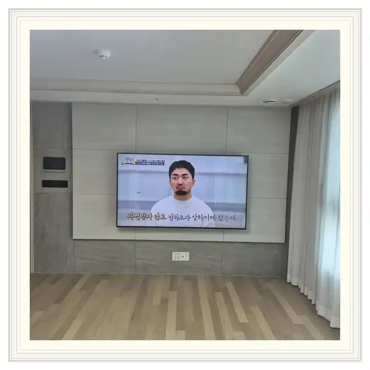 벽걸이TV 거치대 참고 사진 · 오류동삼전솔하임 설치 조건