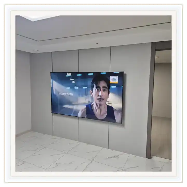 벽걸이TV 거치대 참고 사진 · 올림픽파크포레온 설치 조건